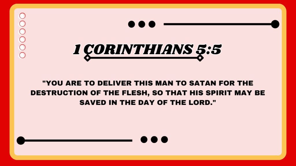 1 Corinthians 5:5