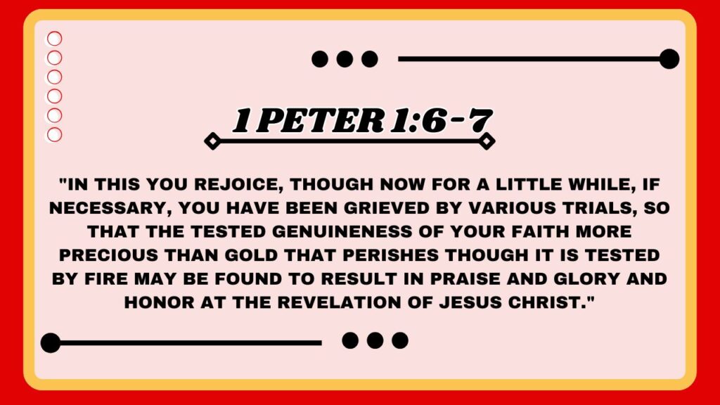1 Peter 1:6-7