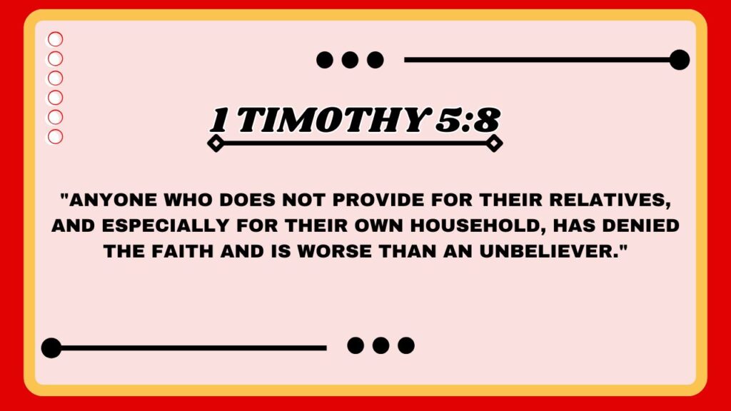 1 Timothy 5:8