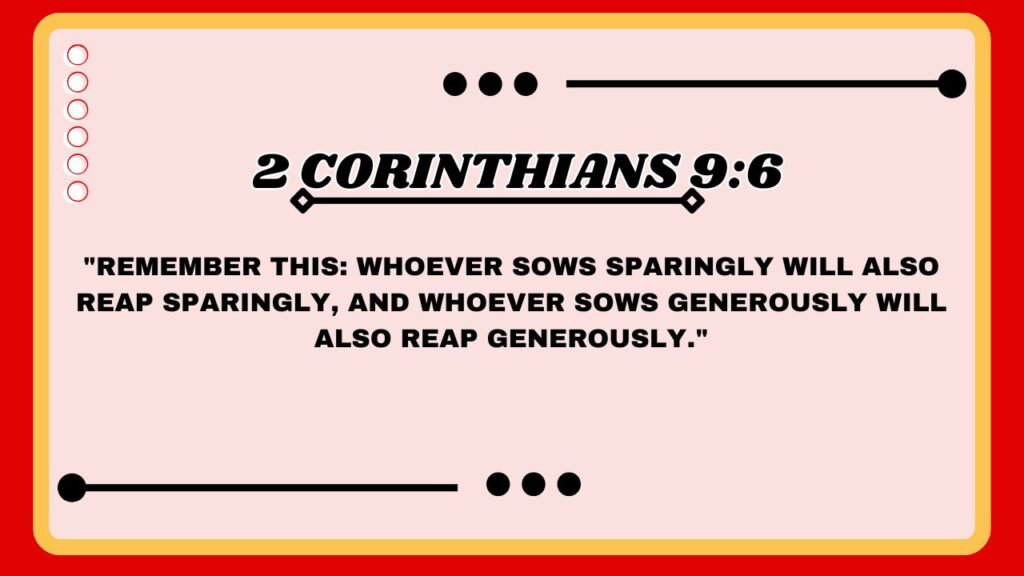  2 Corinthians 9:6