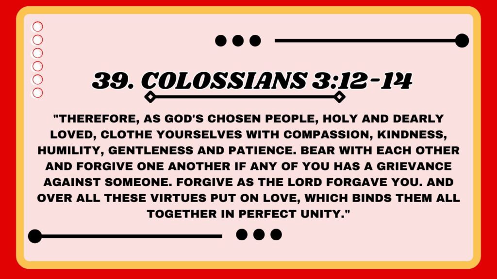 39. Colossians 3:12-14