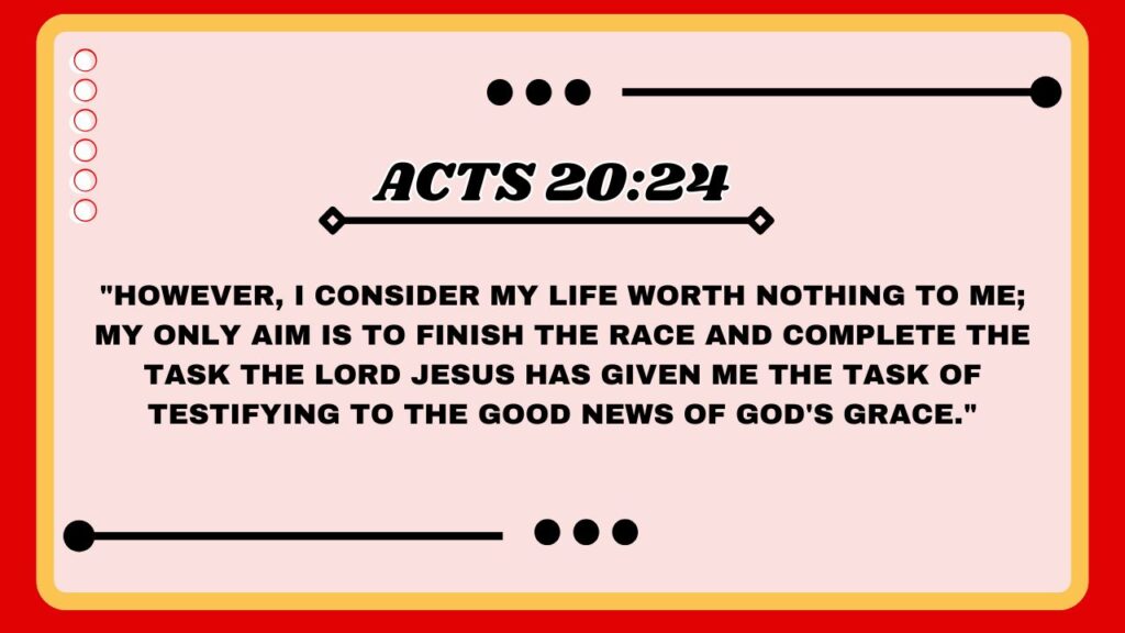Acts 20:24