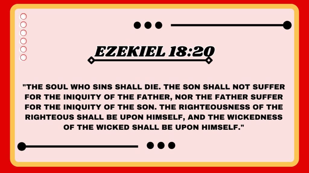 Ezekiel 18:20