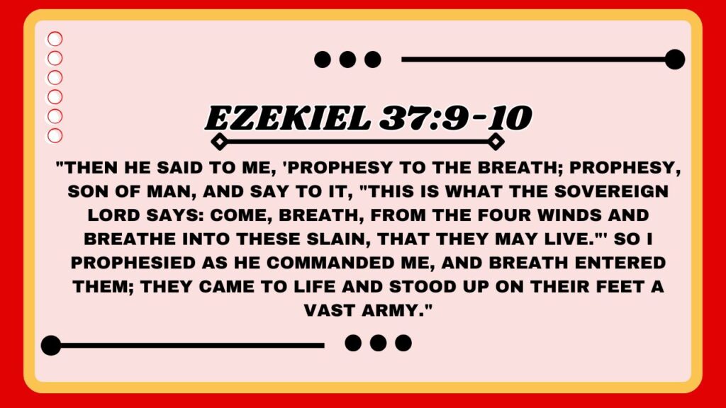 Ezekiel 37:9-10