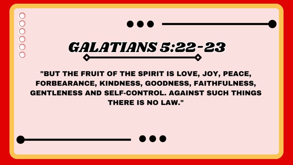 Galatians 5:22-23