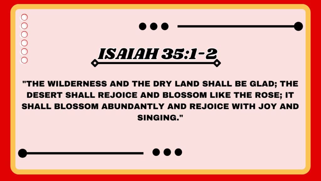 Isaiah 35:1-2