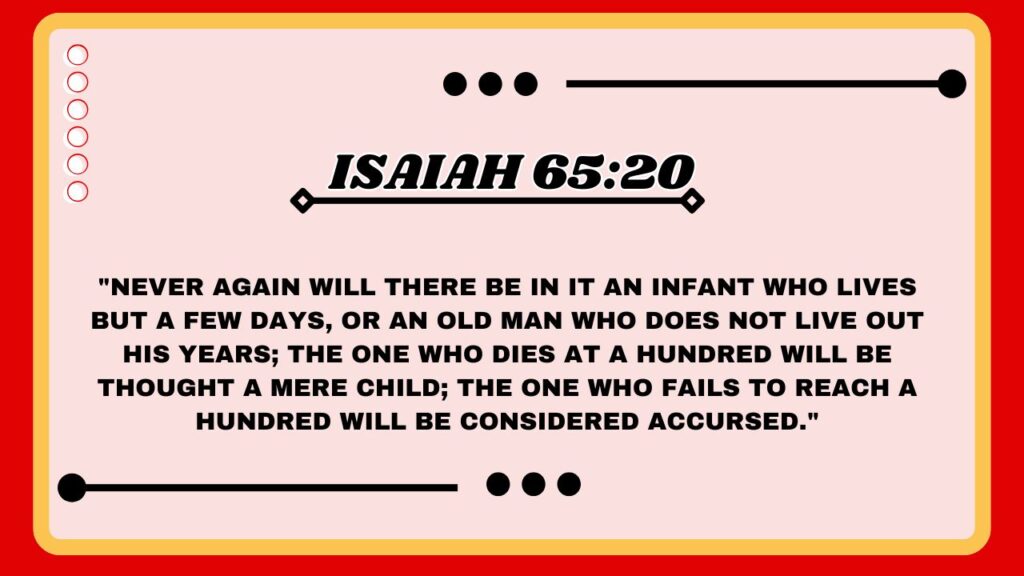 Isaiah 65:20