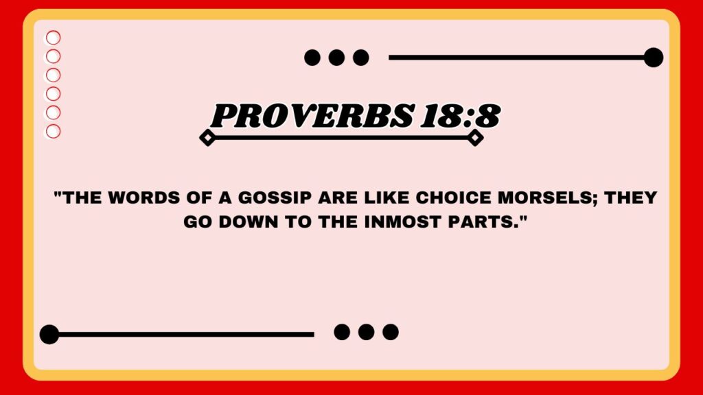 Proverbs 18:8