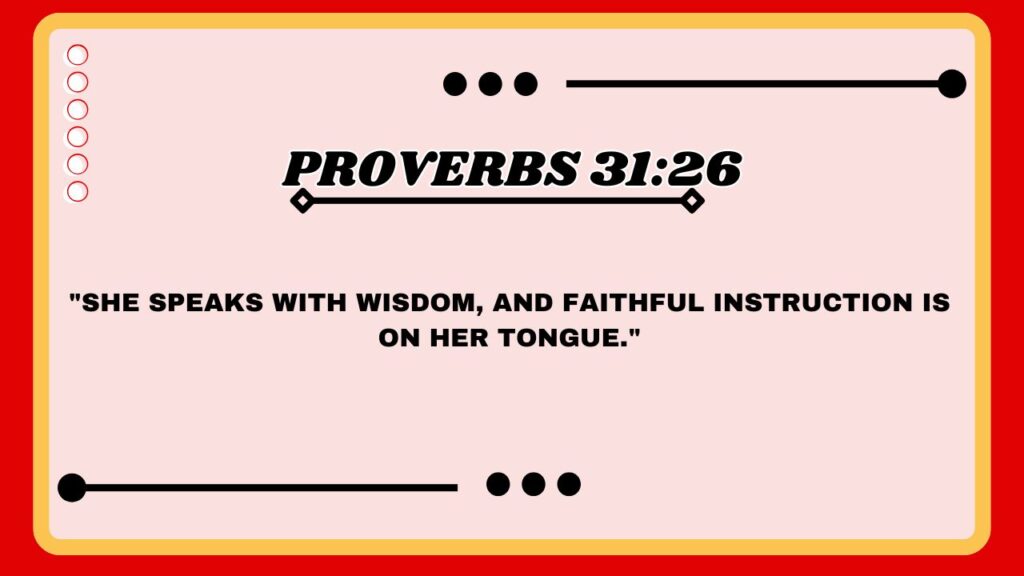 Proverbs 31:26