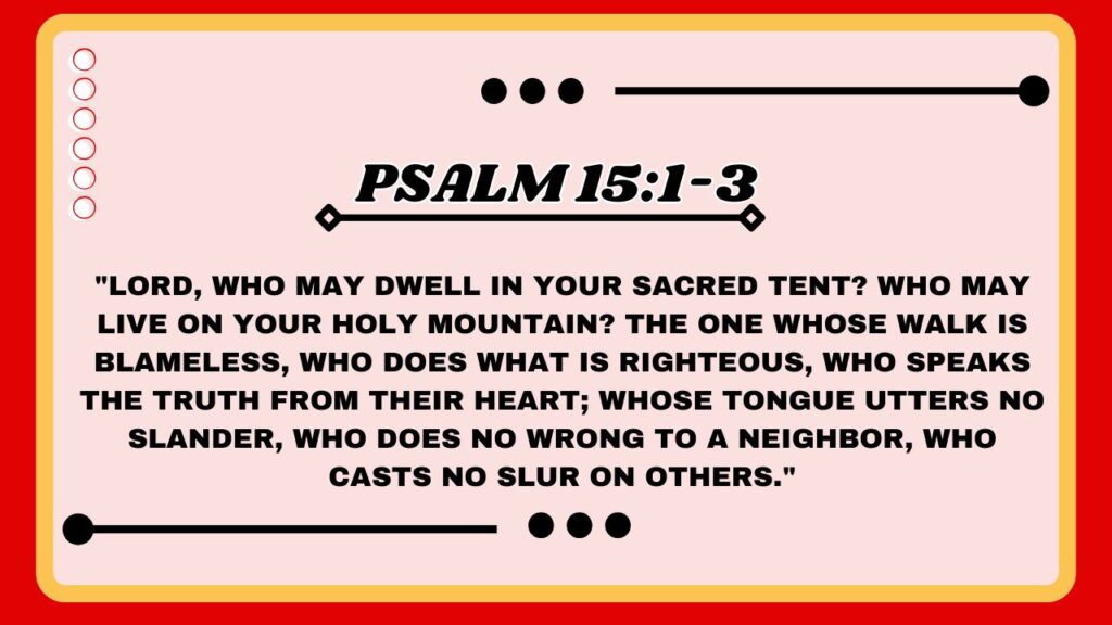 Psalm 15:1-3