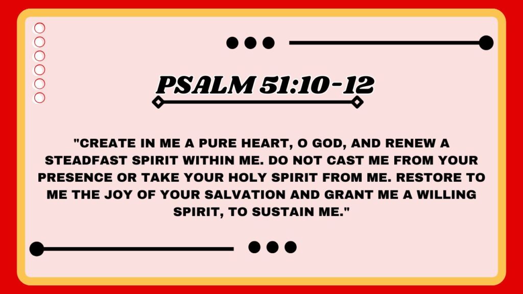Psalm 51:10-12