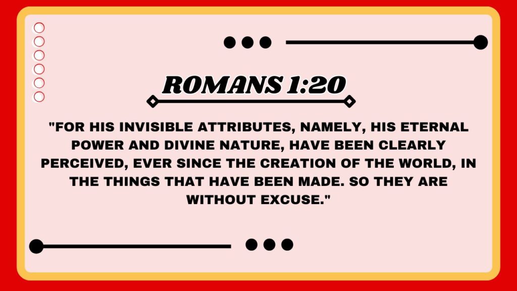 Romans 1:20