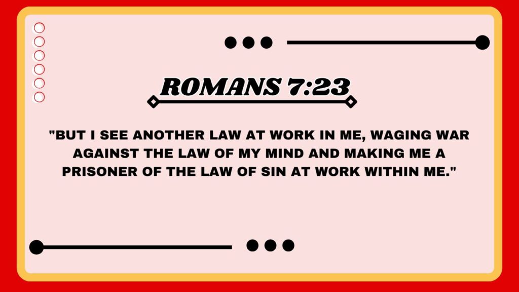 Romans 7:23