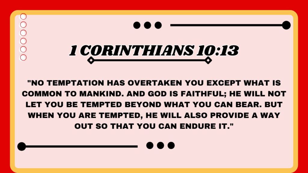 1 Corinthians 10:13