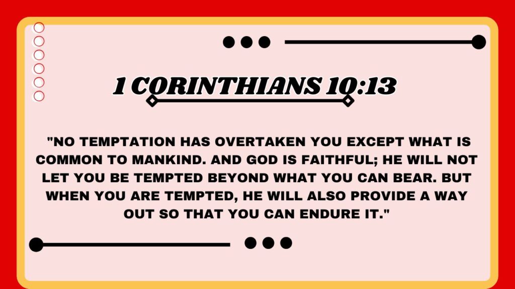 1 Corinthians 10:13