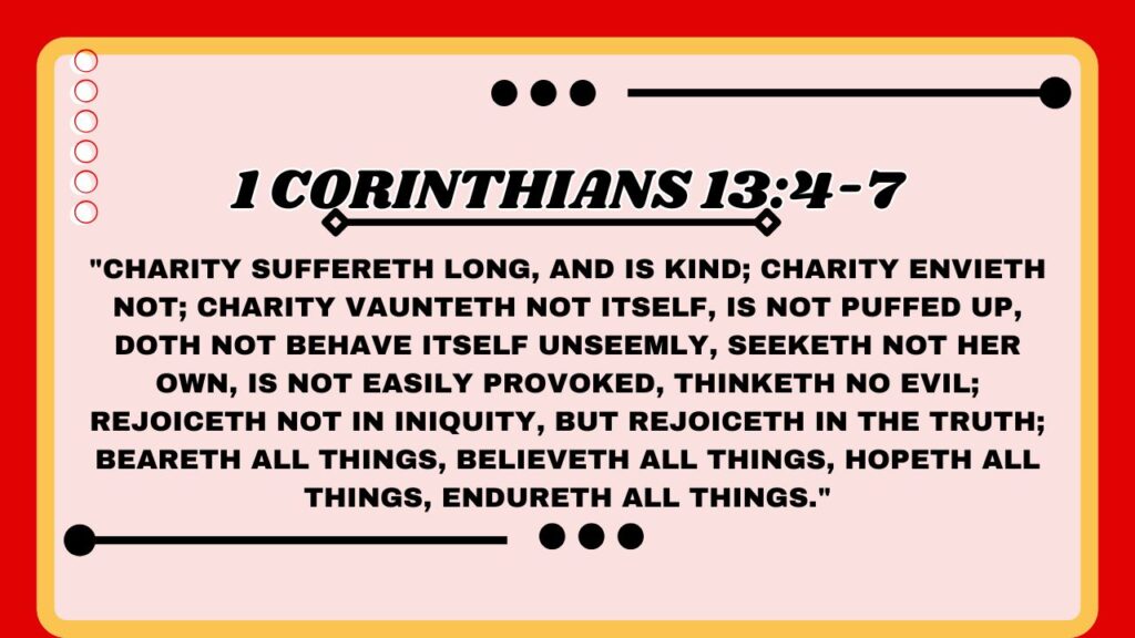  1 Corinthians 13:4-7