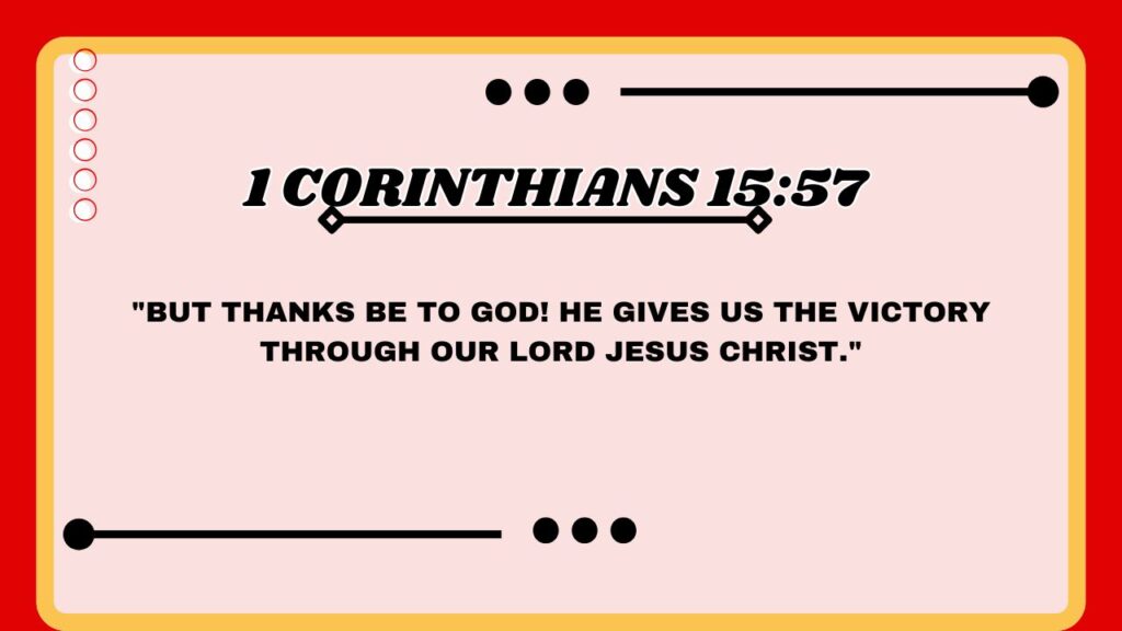 1 Corinthians 15:57
