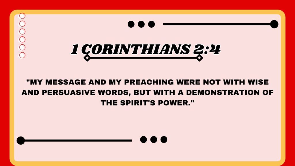  1 Corinthians 2:4 