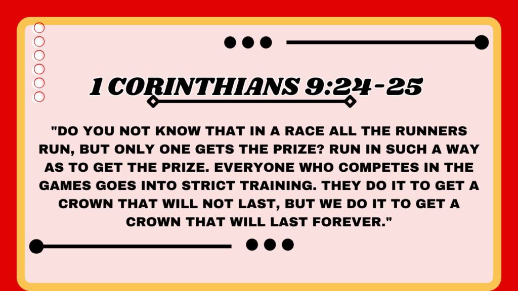 1 Corinthians 9:24-25