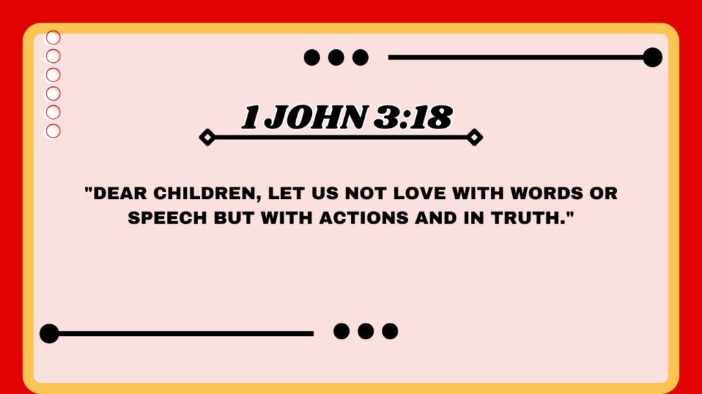 1 John 3:18