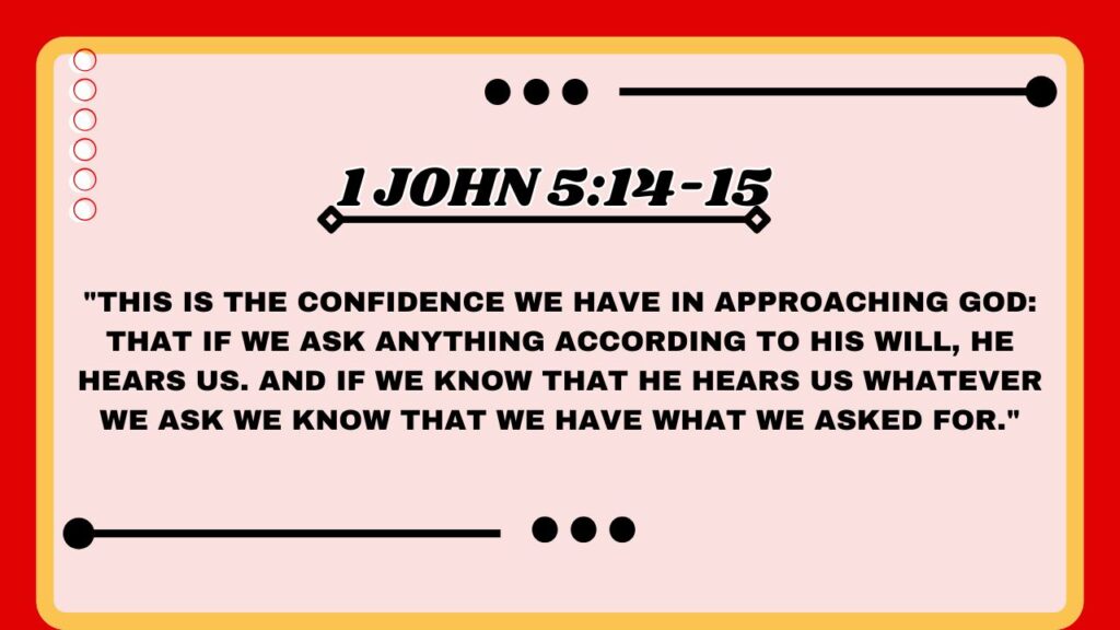 1 John 5:14-15