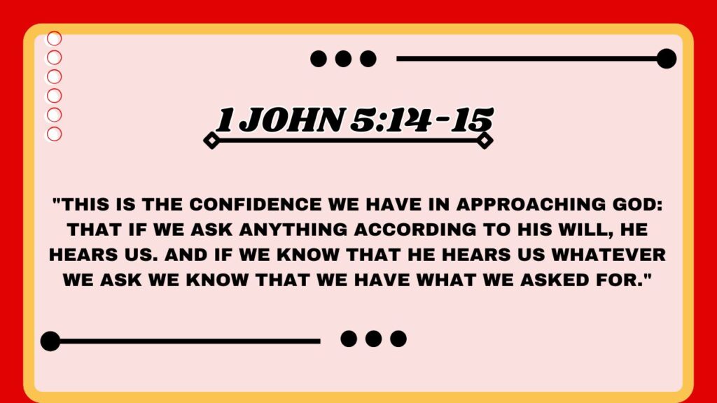 1 John 5:14-15