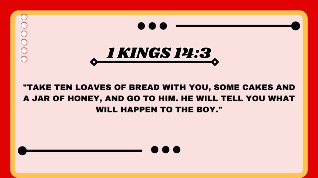  1 Kings 14:3