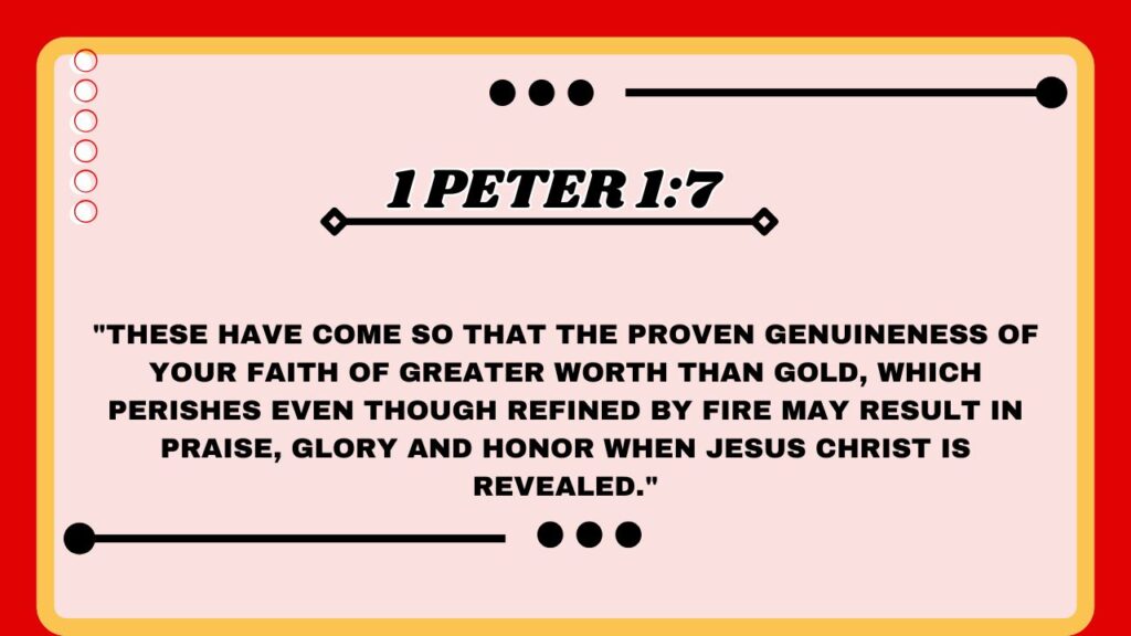 1 Peter 1:7