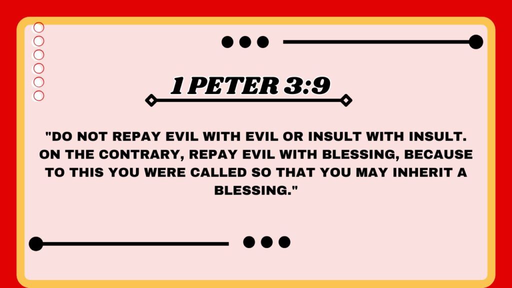 1 Peter 3:9