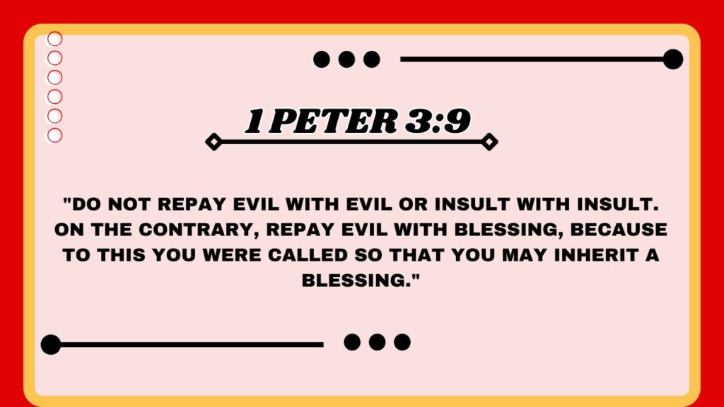 1 Peter 3:9