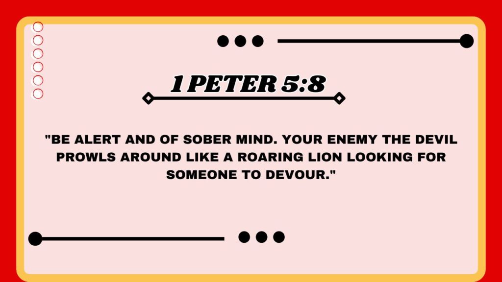 1 Peter 5:8