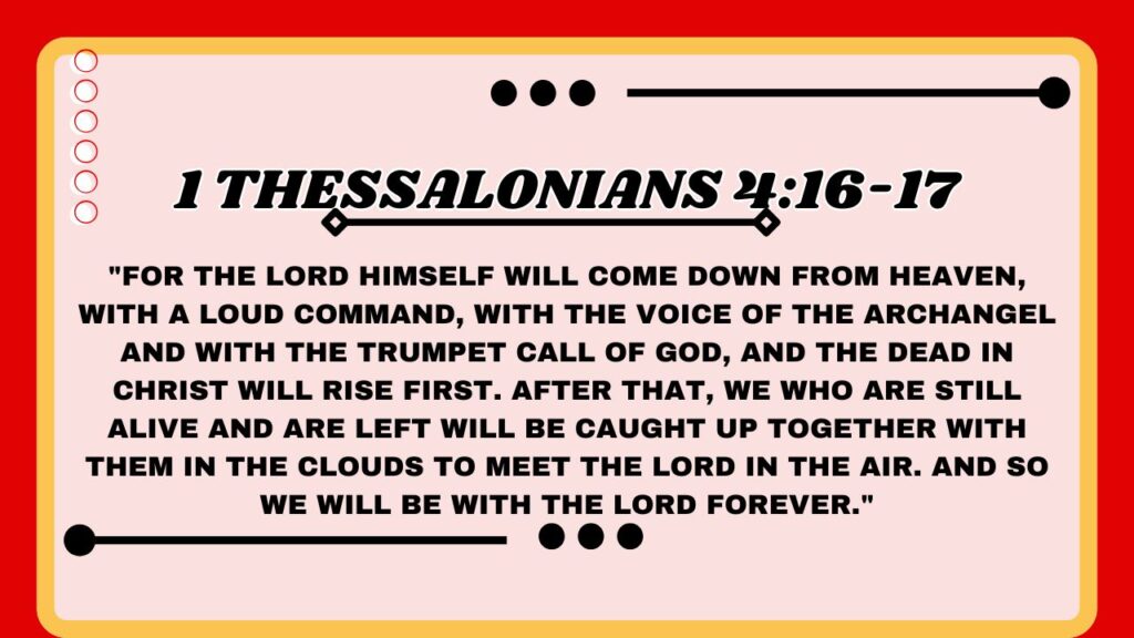  1 Thessalonians 4:16-17