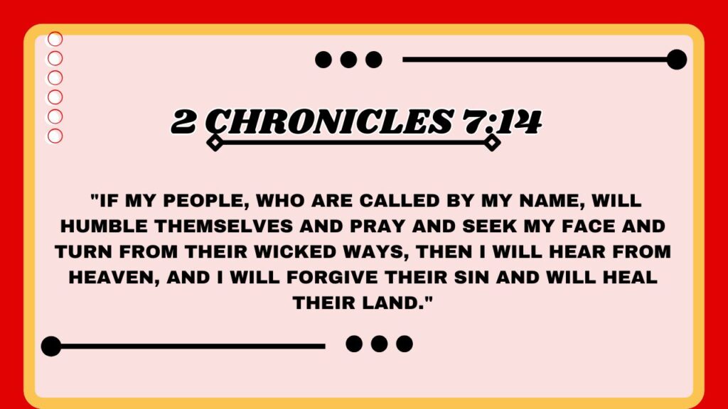 2 Chronicles 7:14