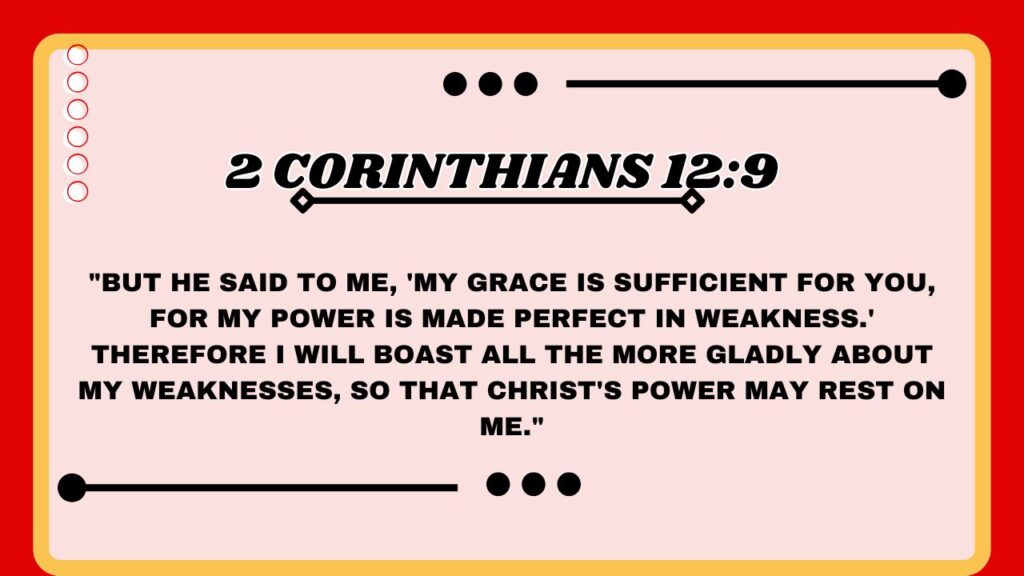 2 Corinthians 12:9