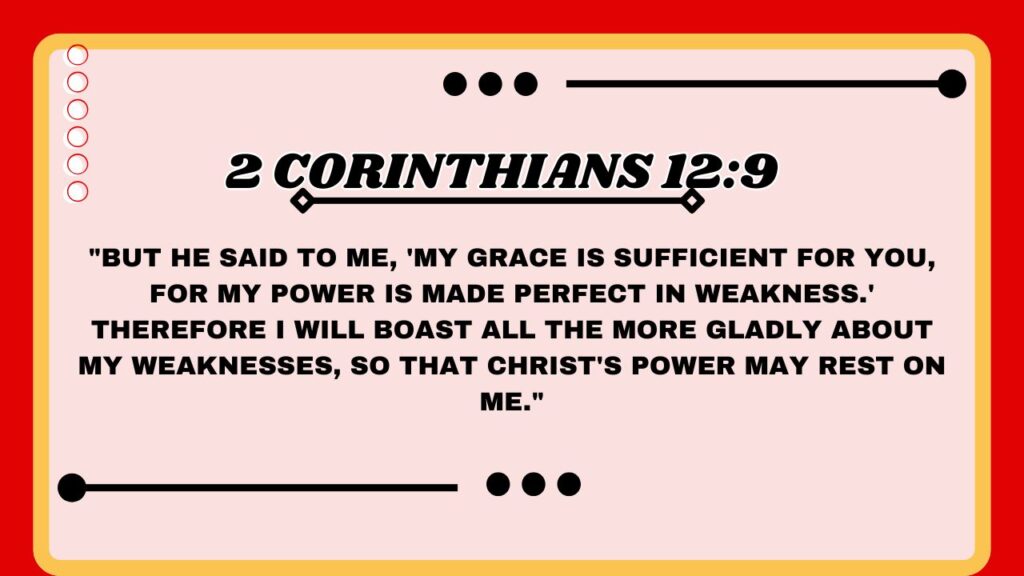2 Corinthians 12:9