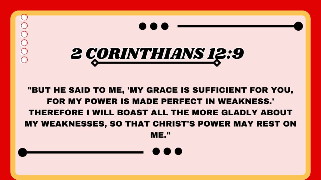 2 Corinthians 12:9 