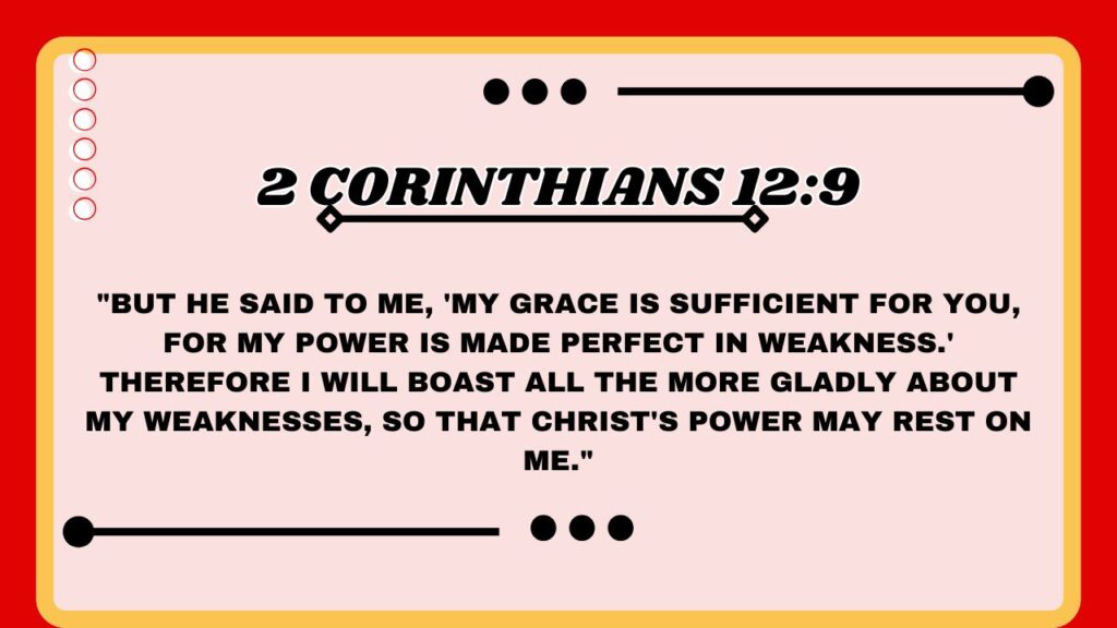 2 Corinthians 12:9