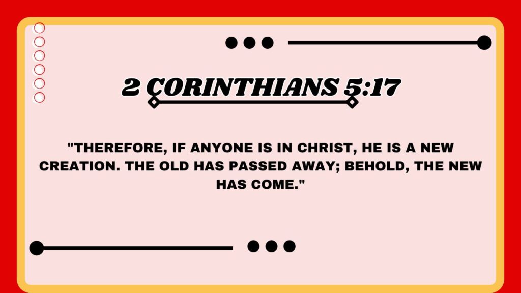 2 Corinthians 5:17