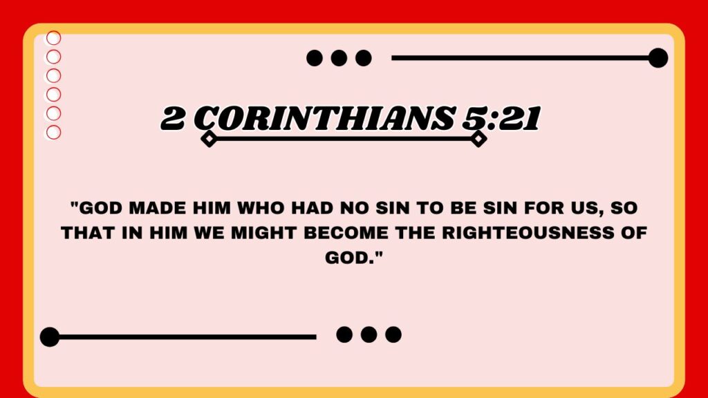 2 Corinthians 5:21