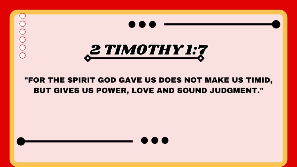  2 Timothy 1:7
