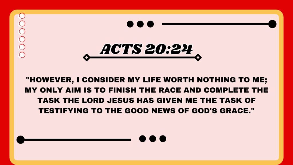 Acts 20:24