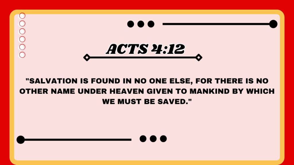 Acts 4:12