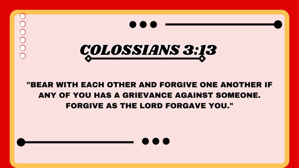  Colossians 3:13 