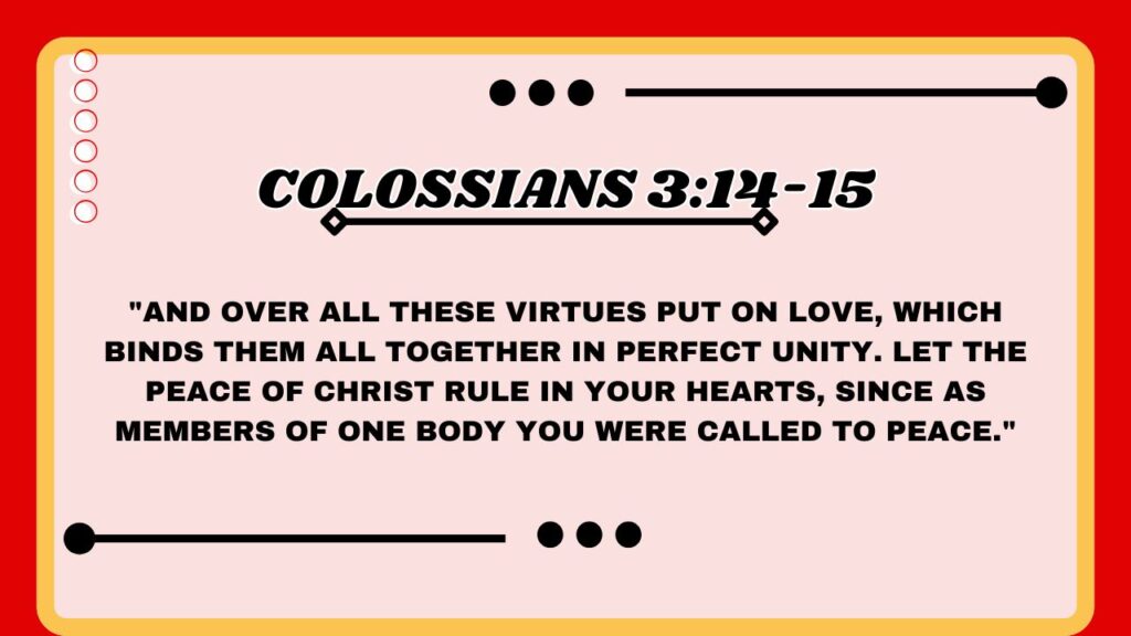  Colossians 3:14-15
