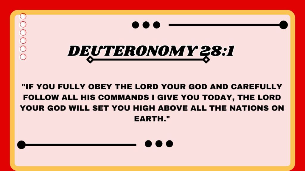 Deuteronomy 28:1