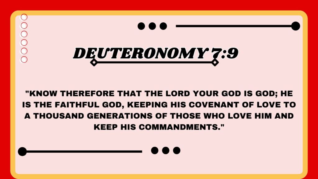 Deuteronomy 7:9