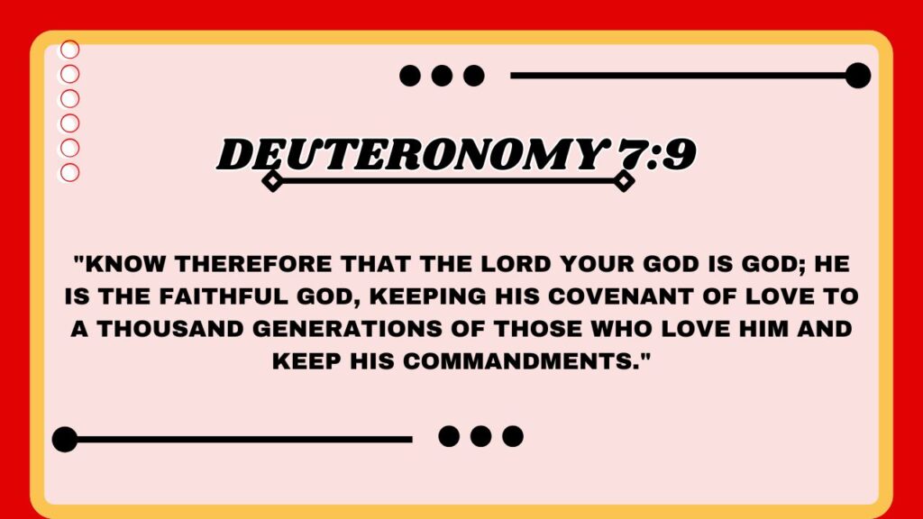 Deuteronomy 7:9
