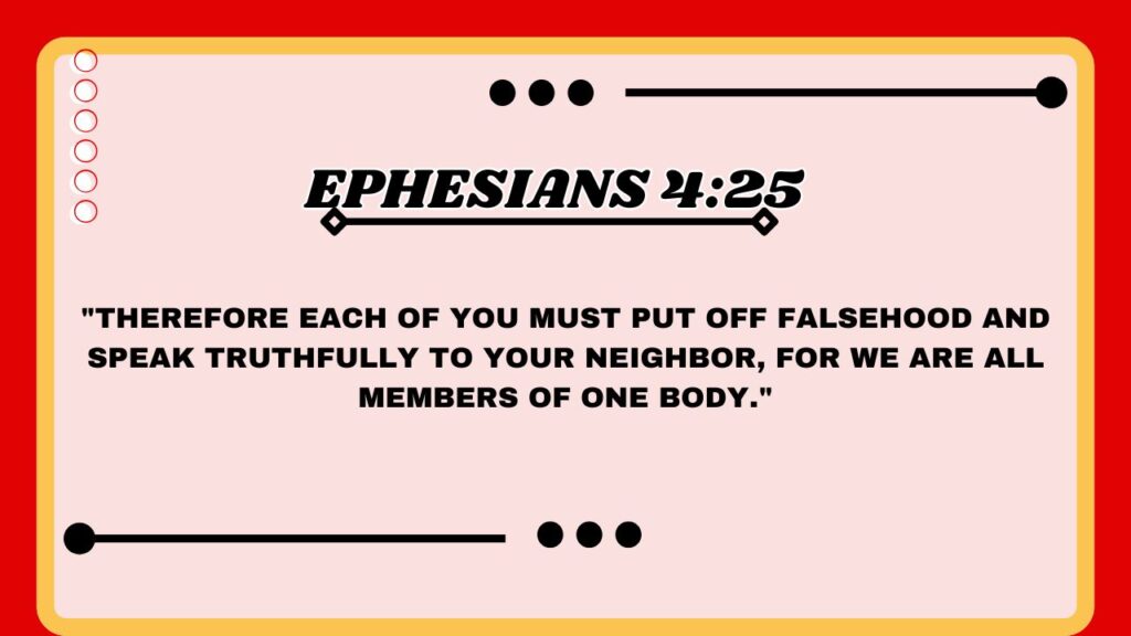 Ephesians 4:25
