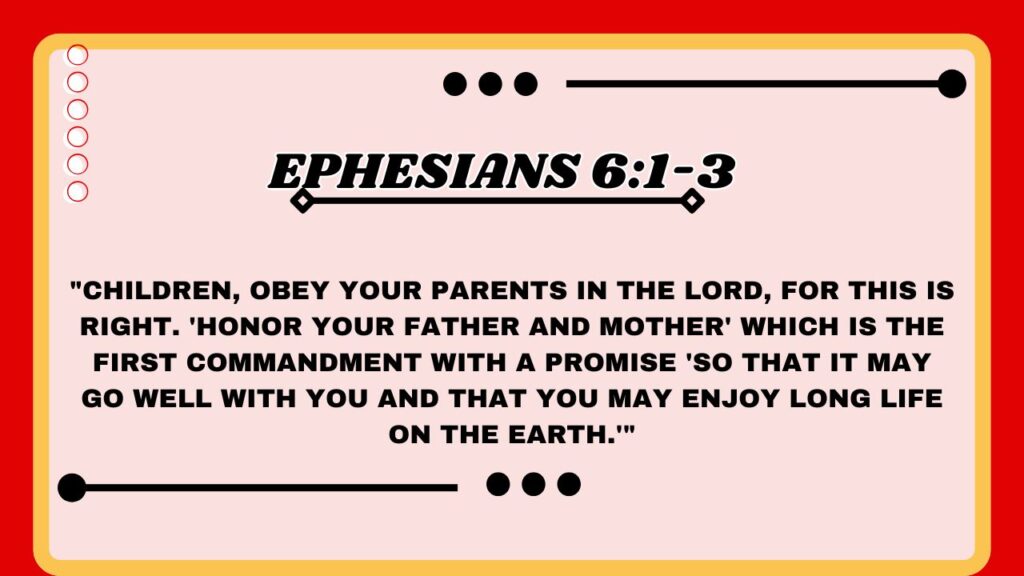 Ephesians 6:1-3