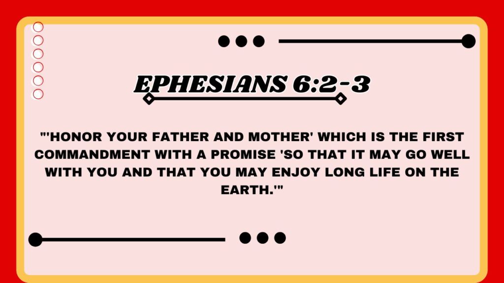 Ephesians 6:2-3
